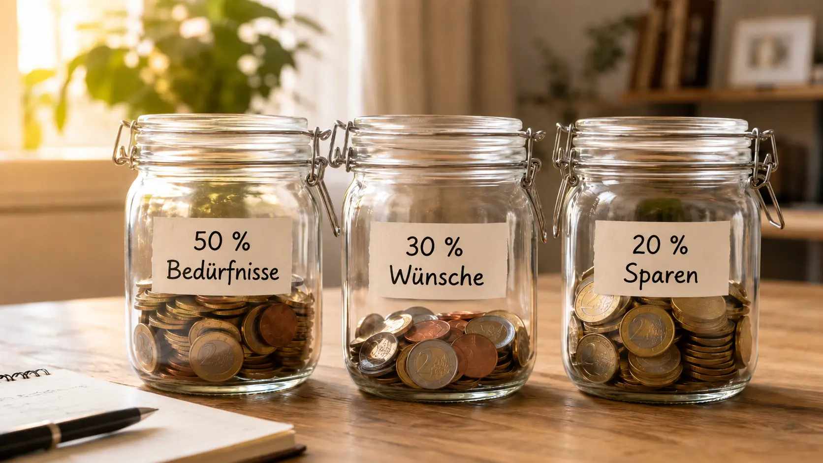 Budget nach der 50-30-20 Regel aufteilen