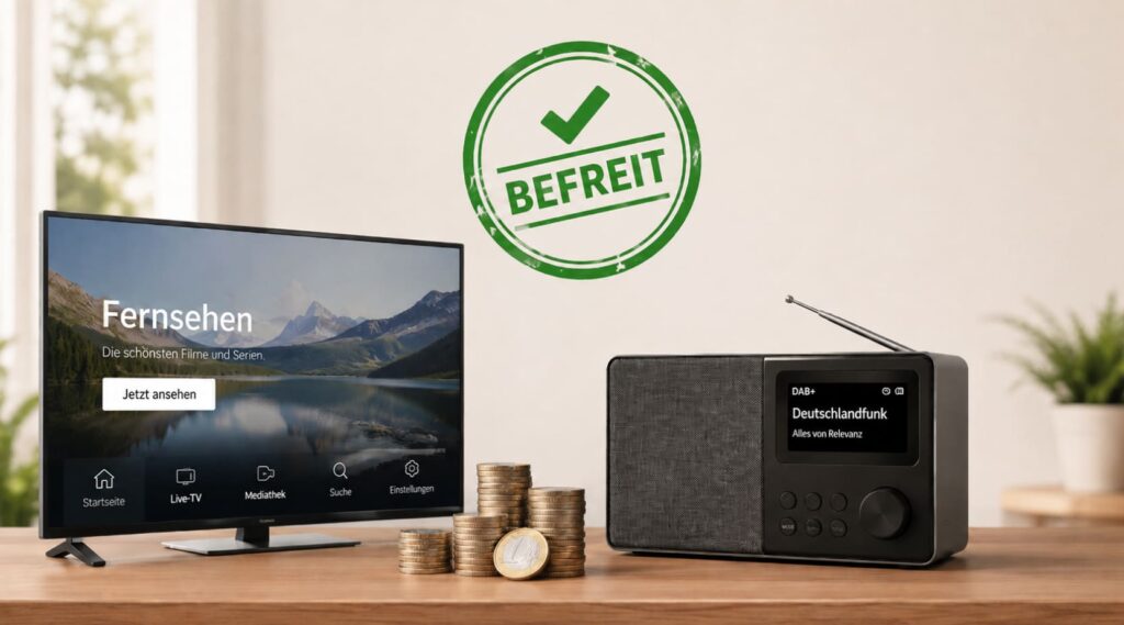 GEZ Befreiung vom Rundfunkbeitrag